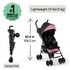 Ingenuity 3D Mini Convenience Stroller – Lightweight Stroller with Compact