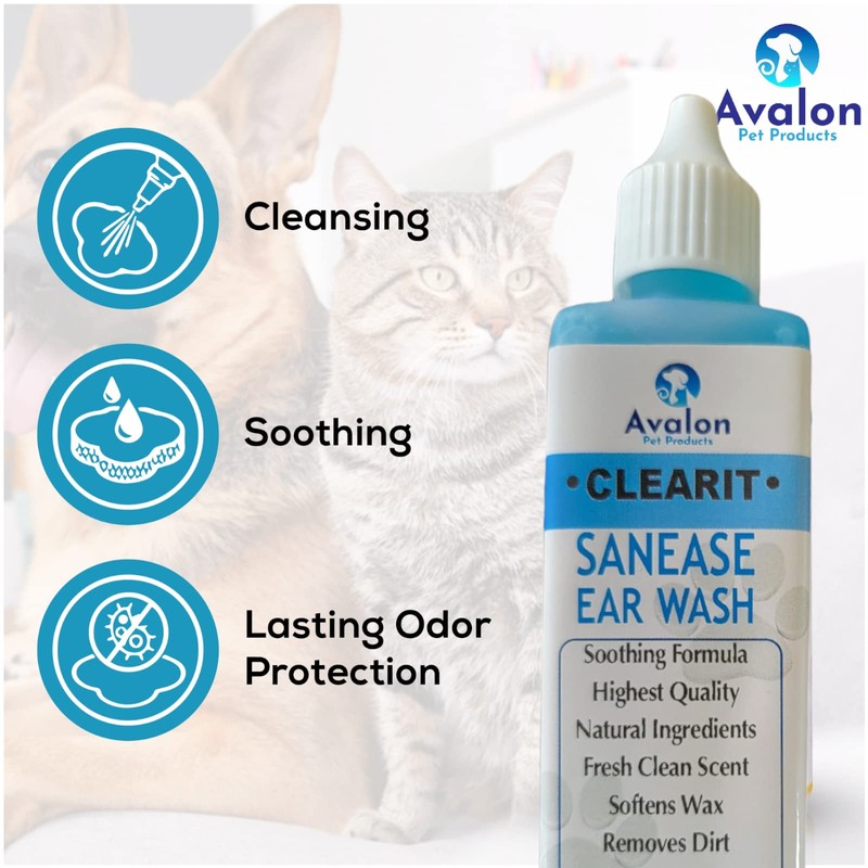 APP CLEARIT Ear Plucking/Removal Powder 35G & Sanease Ear Wash