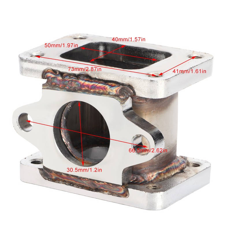 T25 to T25 T2 to T2 Stainless Steel Exhaust Adapter