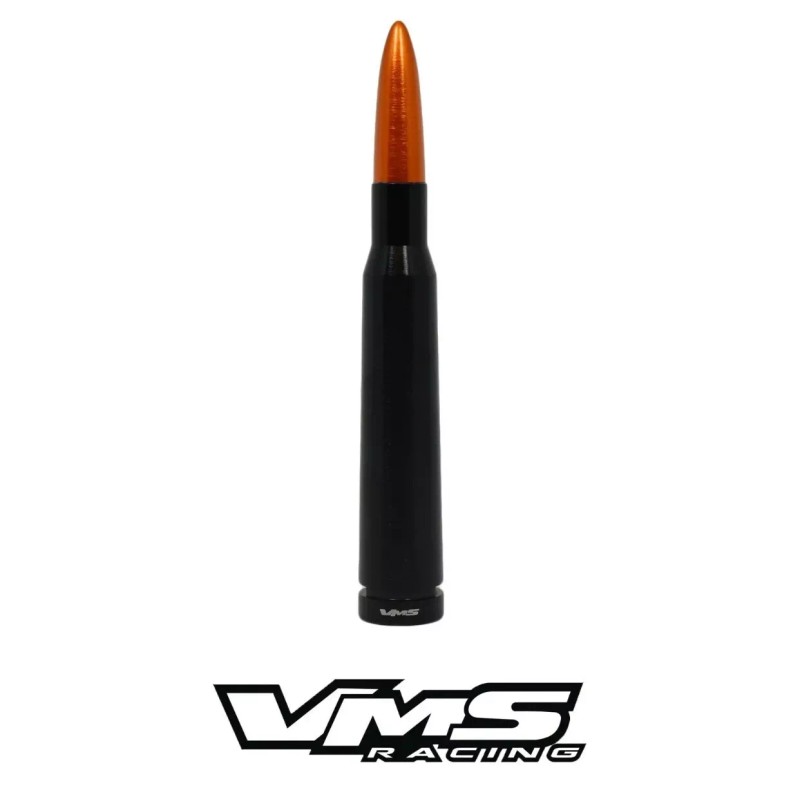 VMS-Racing Orange and Black Bullet Antenna for Ford Bronco F150