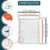 ECOPRO VENT 16" x 20" White Metal Access Panel. Service