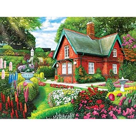 Summer Cottage 500pc Collector Puzzle by: Vivienne Chanelle