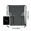 WANDF Drawstring Backpack Sports Gym Sackpack with Mesh Pockets Water