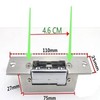 Adjustable Narrow Type Electric Strike Door Lock Double Unlock Mode