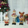 LONTG Standing Santa Claus Christmas Snowman Figure Gift Christmas Ornament