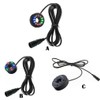 SUIOPPYUW RGB Waterproof Connector Light Underwater Lighting Feature Garden Underwater