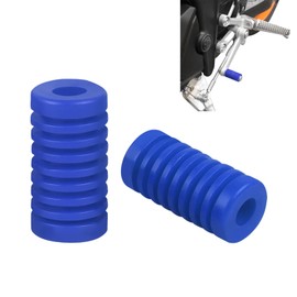 COPART Motorcycle Gear Shift Shifter Lever Pedal Rubber Cover Universal Replacement for Yamaha Suzuki Kawasaki Honda and More (Blue, 1 Pair)