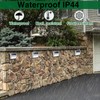 JSOT Solar Lights Outdoor for Deck,Waterproof Solar Garden Lights Decorative