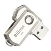 Bilious USB Flash Drive, 360° Rotation Metal Style Thumb Drive