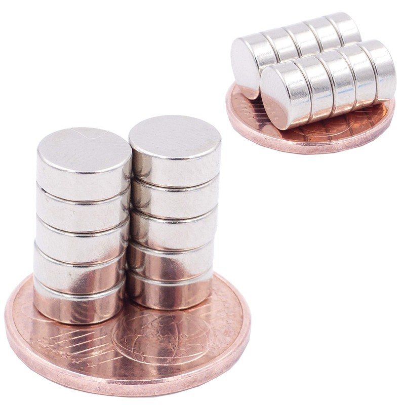 Brudazon 50 Mini Disc Magnets 8 x 3 mm N52