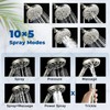 Watersong Shower Heads with Handheld Spray Combo 6-Setting Showerhead with