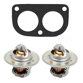 RAParts Thermostat & Gasket Kit Fits John Deere Tractor Chopper Combine AR48675 R124607