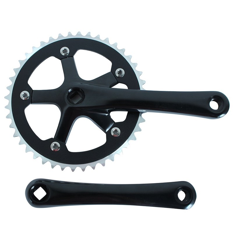 SENQI Fixed Gear Bicycle Crankset 44T 6.7 inches (170 mm)