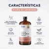 Aceite De Almendras Dulces 100% Puro Hidratante Crecimiento De Uñas