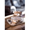 EDZARD Folding ashtray Herald, silver plated, ø 3,9 in