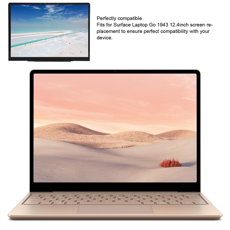 Replacement Laptop Screen 12.4inch 1536x1024 Pixels with Tape Laptop Touch