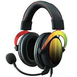 MightySkins Skin Compatible with Kingston HyperX Cloud II Gaming Headset - Rainbow Streaks | Protective, Durable, and Unique Vinyl Decal wrap Cover | Easy to Apply, Remove | Made in The USA