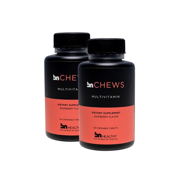 BNHealthy Chewable 2 Pack Bariatric Multivitamin with Iron, Vitamin B12,