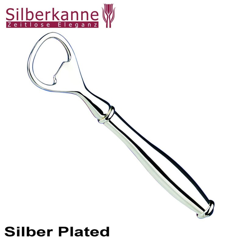 SILBERKANNE Bottle Opener L 14.7 cm Premium Silver Plated Elegant