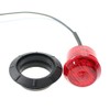 TMH 12 Pcs 1 1/4 Inch Mount Red Lens &