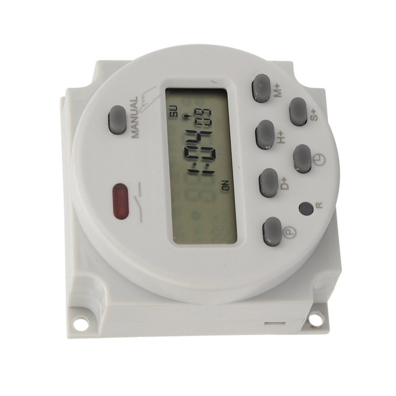 Small Type 7 Days Programmable Digital Displayed Timer Switch 1S~168h