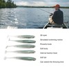 5Pcs Simulated Soft Fish Bait 3D Eyes Environmentally Friendly Silicone