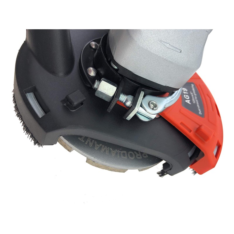 PRODIAMANT Dust Extraction Hood with Brushes for 115 mm and