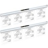 Henoyso 2 Pcs Restaurant Ticket Holder 16/18/24/28/30/32/40/44" Slide Check Rack