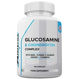 Glucosamine and Chondroitin High Strength Complex - with MSM, Rosehip, Ginger & Turmeric