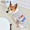 Parisian Pet 4th of July Dog T-Shirt - Embroidered Red