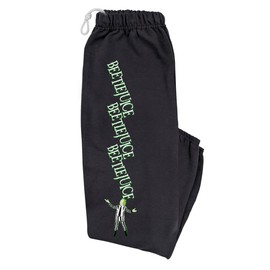 Beetlejuice x3 Mens Jogger Sweatpants, Black, 2X-Large
