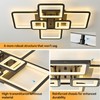 GNGXEFACA Modern LED Ceiling Light, Dimmable LED Ceiling Light Fixture