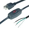 18AWG Replacement Power Cord Open End with On/Off Power Switch