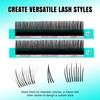 VAVALASH 5D Flower Spikes Lashes,Premade 5D Flora Spikes Lash Extensions,Matte