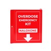 Overdose Emergency Kit Naloxone 3D Sign | Red