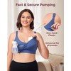 Momcozy Lycra Pumping Bra Hands Free, Fixed Padding Pump Bra