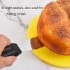 Kitchen Spatulas Set, Silicone and Stainless Steel (Straight, 10-Inch Blade)