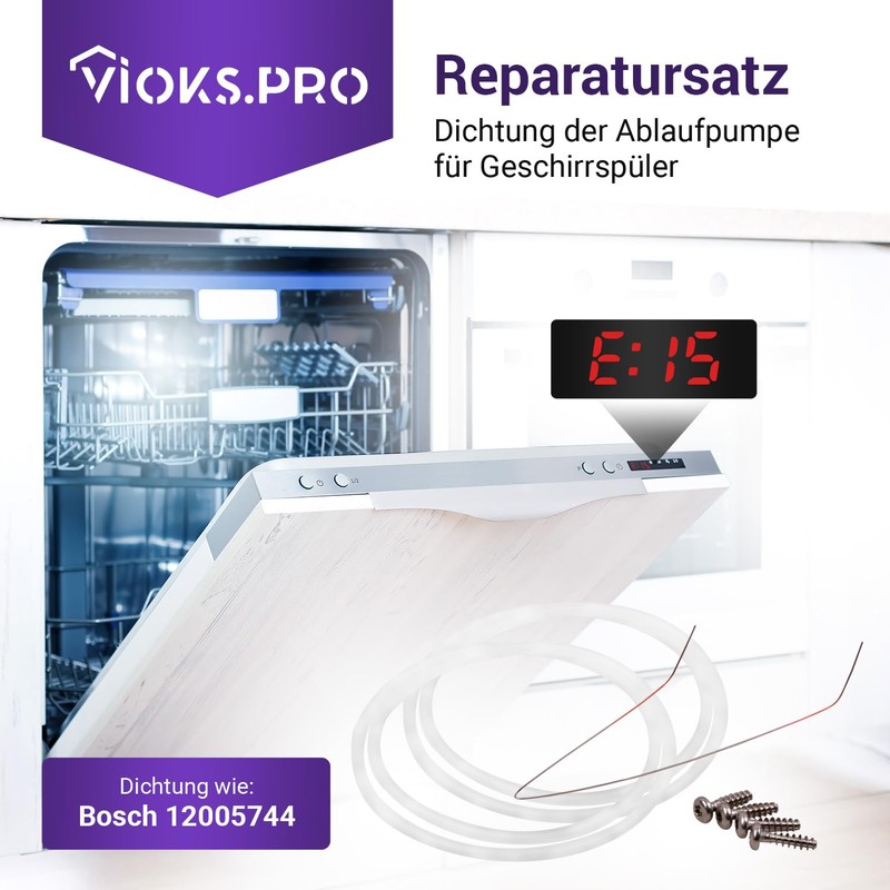 Viоks.pro Repair Kit Pump Pot Seal Replacement for Bosch 12005744