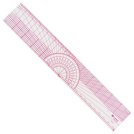 Westcott Beveled Protractor Ruler, 12", Transparent (B-75)