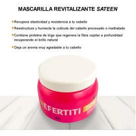 Mascarilla Revitalizante Sateen Nefertiti Cabello 350gr