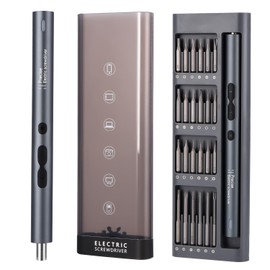 jutyum Mini Elektro Schraubendreher Set 51 in 1, electric screwdriver Magnetische Präzisions-Schraubendreher Kit mit LED-Leuchten Geeignet für Reparatur für Phone, Laptop, Kameras, Uhren, Brillen