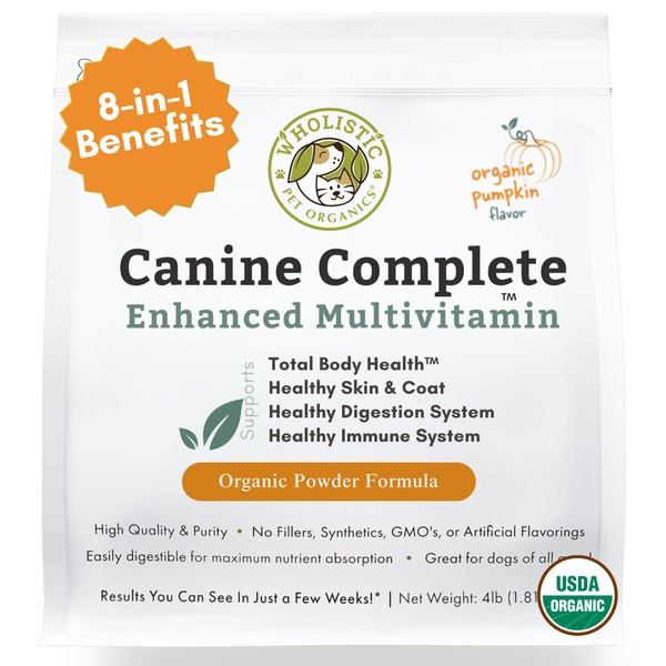 Wholistic Pet Organics Wholistic Canine Complete with Organic Pumpkin for