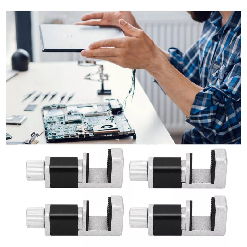 generic Sujeción Pantalla Abrazadera Reparación Teléfono De 4 Piezas