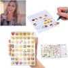 912 x Emoji Stickers | Unique Assorted Face, Animal &