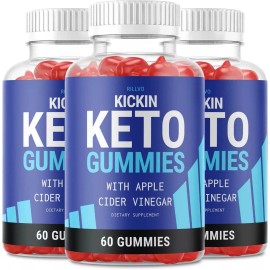 Rillvo (3 Pack) Kickin Keto ACV Gummies - Advanced Formula Kickin Keto with Apple...