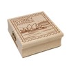 Sydney Opera House Australia Destination Travel Square Rubber Stamp for