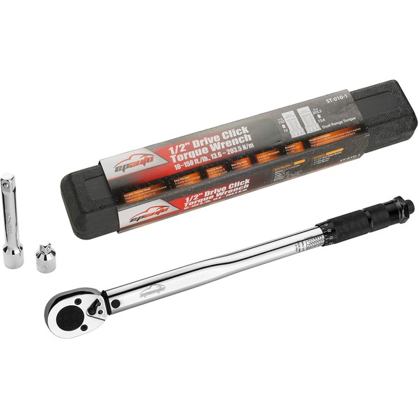 EPAuto 1/2-inch Drive Click Torque Wrench, 10~150 ft./lb., 13.6 ~