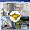 Bernkot Square Shower Drain 4" with 2" PVC Flange Base,