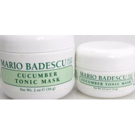 MARIO BADESCU SKIN CARE CUCUMBER TONIC MASK - 2 OZ & 0.5 OZ - 2PCS SET