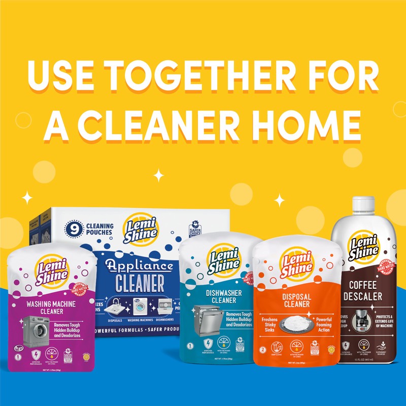 Lemi Shine Natural Dishwasher Cleaner - Hard Water Citric Acid